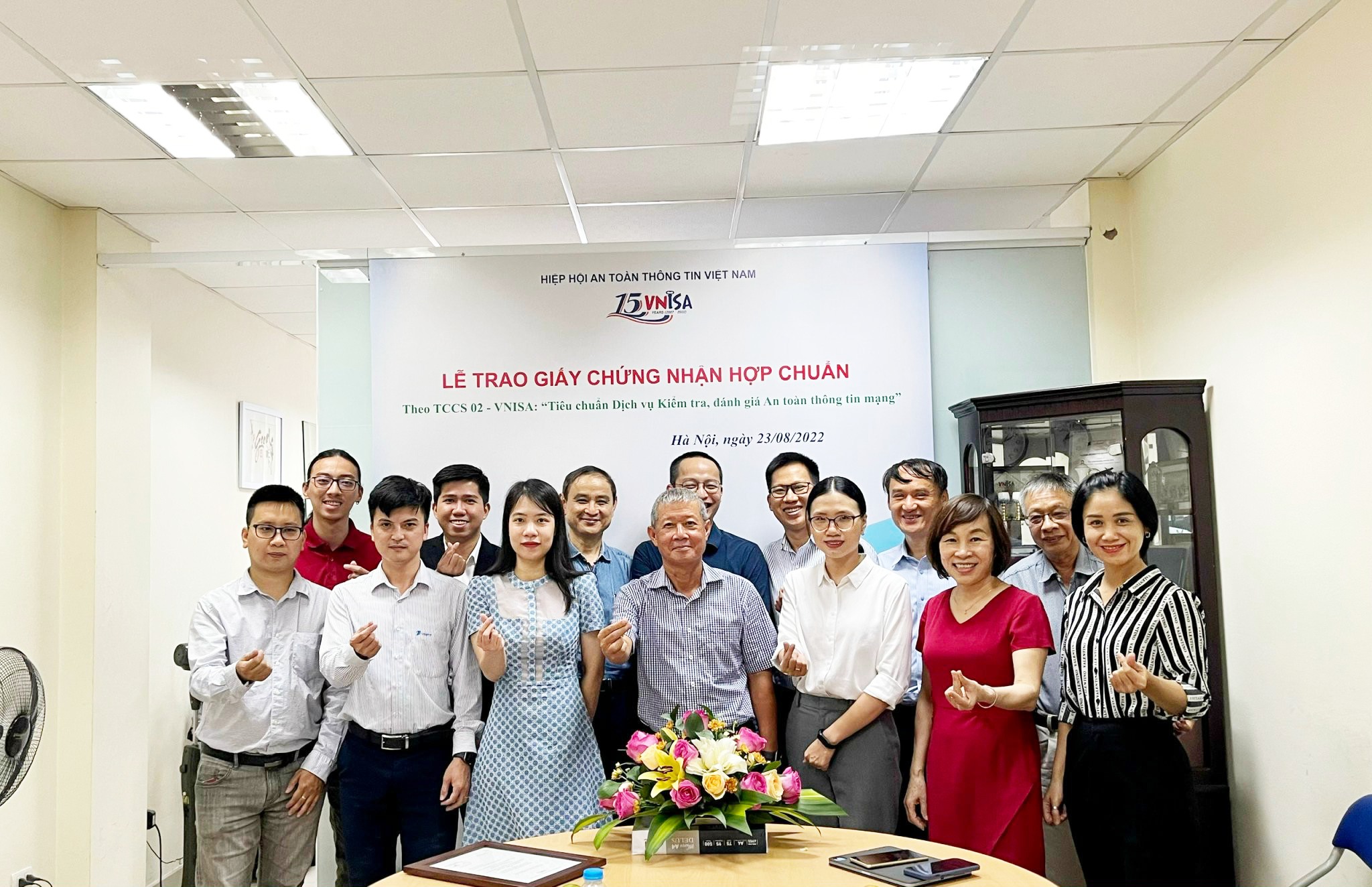 VNCS là 1 trong 7 doanh nghiệp đầu tiên có dịch vụ kiểm tra, đánh giá an toàn thông tin hợp chuẩn