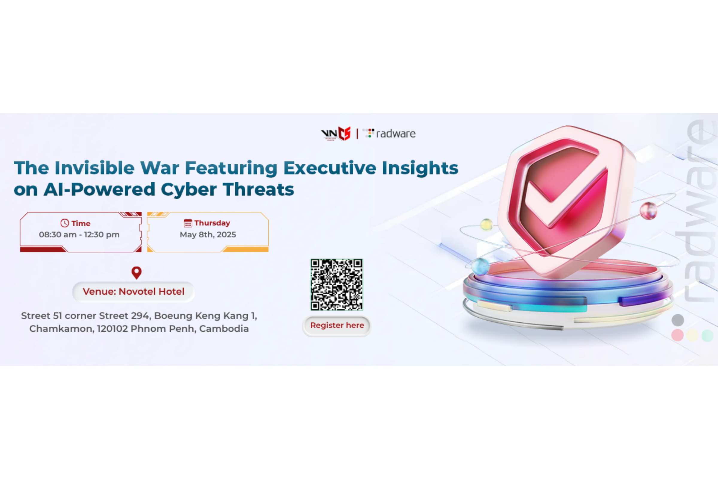 Bảo vệ tương lai số – VNCS Global mang dịch vụ SOC đến Campuchia trong sự kiện “The Invisible War: Executive Insights on AI-Powered Cyber Threats”