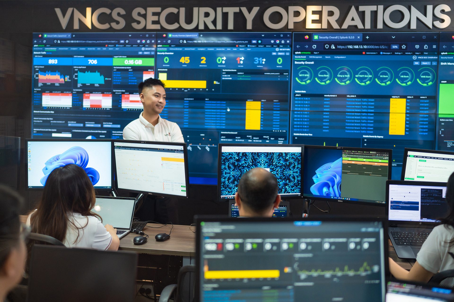 Trung tâm SOC VNCS Global vận hành trên VSIEM