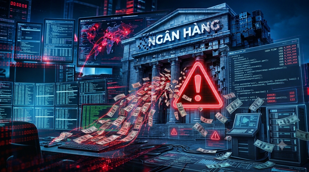 VNCS GLOBAL CẢNH BÁO CHUỖI TẤN CÔNG MẠNG NHẮM VÀO HỆ THỐNG TÀI CHÍNH, GÂY THIỆT HẠI HƠN 10 TỶ ĐỒNG