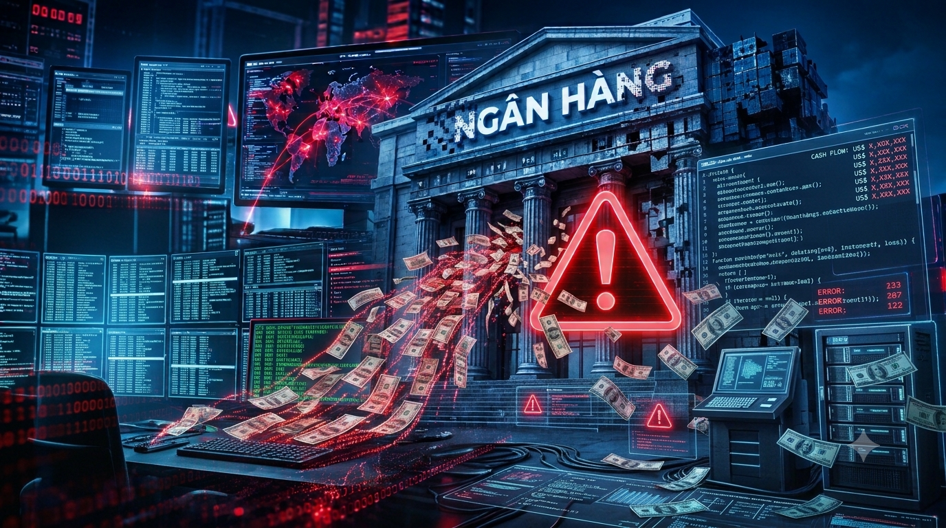 VNCS GLOBAL CẢNH BÁO CHUỖI TẤN CÔNG MẠNG NHẮM VÀO HỆ THỐNG TÀI CHÍNH, GÂY THIỆT HẠI HƠN 10 TỶ ĐỒNG